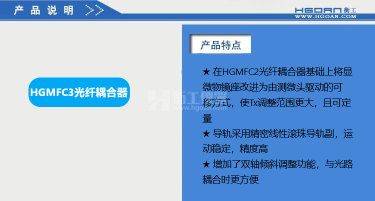 HGMFC系列光纤耦合器